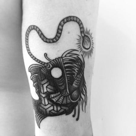 Tattoos - fish lamp - 128685